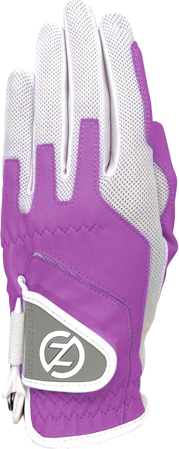 Zero Friction Women’s Compression-Fit Synthetic Golf Gloves, Universal Fit