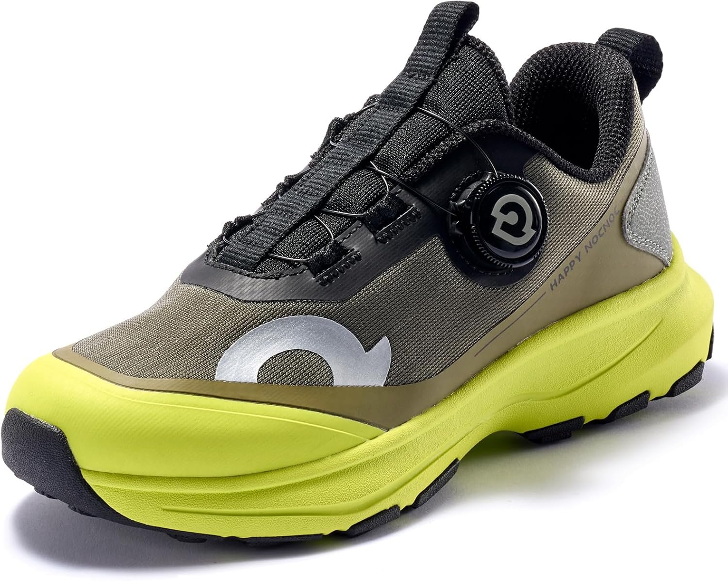 HAPPY NOCNOC All‑MAX Kids Shoes, Boys Girls 3‑Layer Durable Breathable Mesh Running Sneakers, High‑Rebound Cushion Athletic Casual Shoes for Sports & School