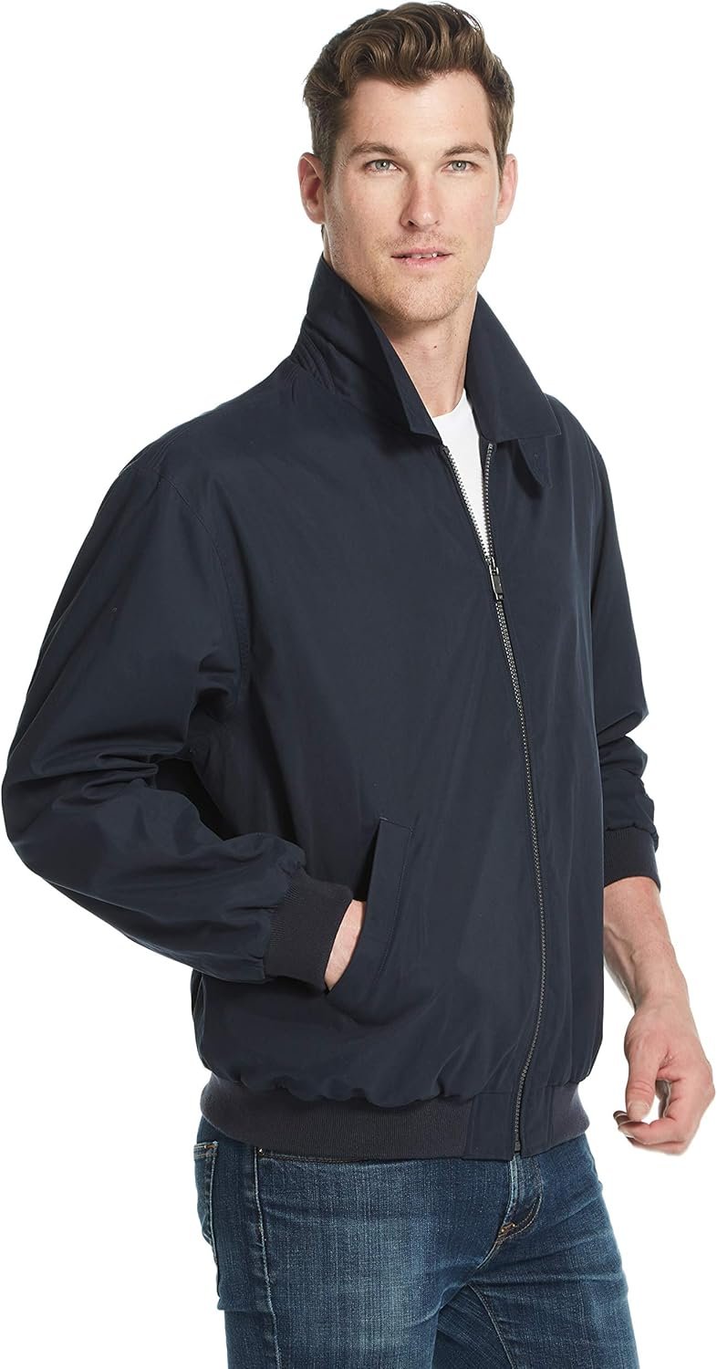 Weatherproof Men’s Golf Jacket – Lightweight Windbreaker, Water-Resistant Microfiber Shell, Perfect for Golf & Casual Wear