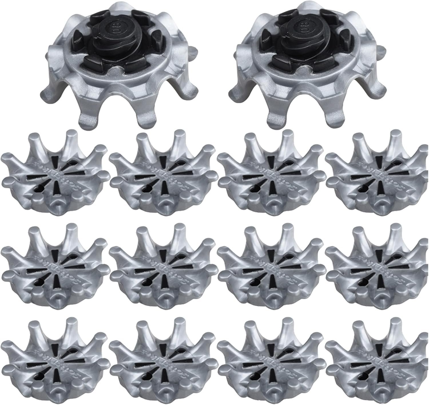 wolfman Soft Golf Shoe Spikes, Golf Spikes Stinger Replacement, Golf Cleats for General Replacement Spikes Eight Pawn Cleat for Shoes Not for Fast Twist 30pcs