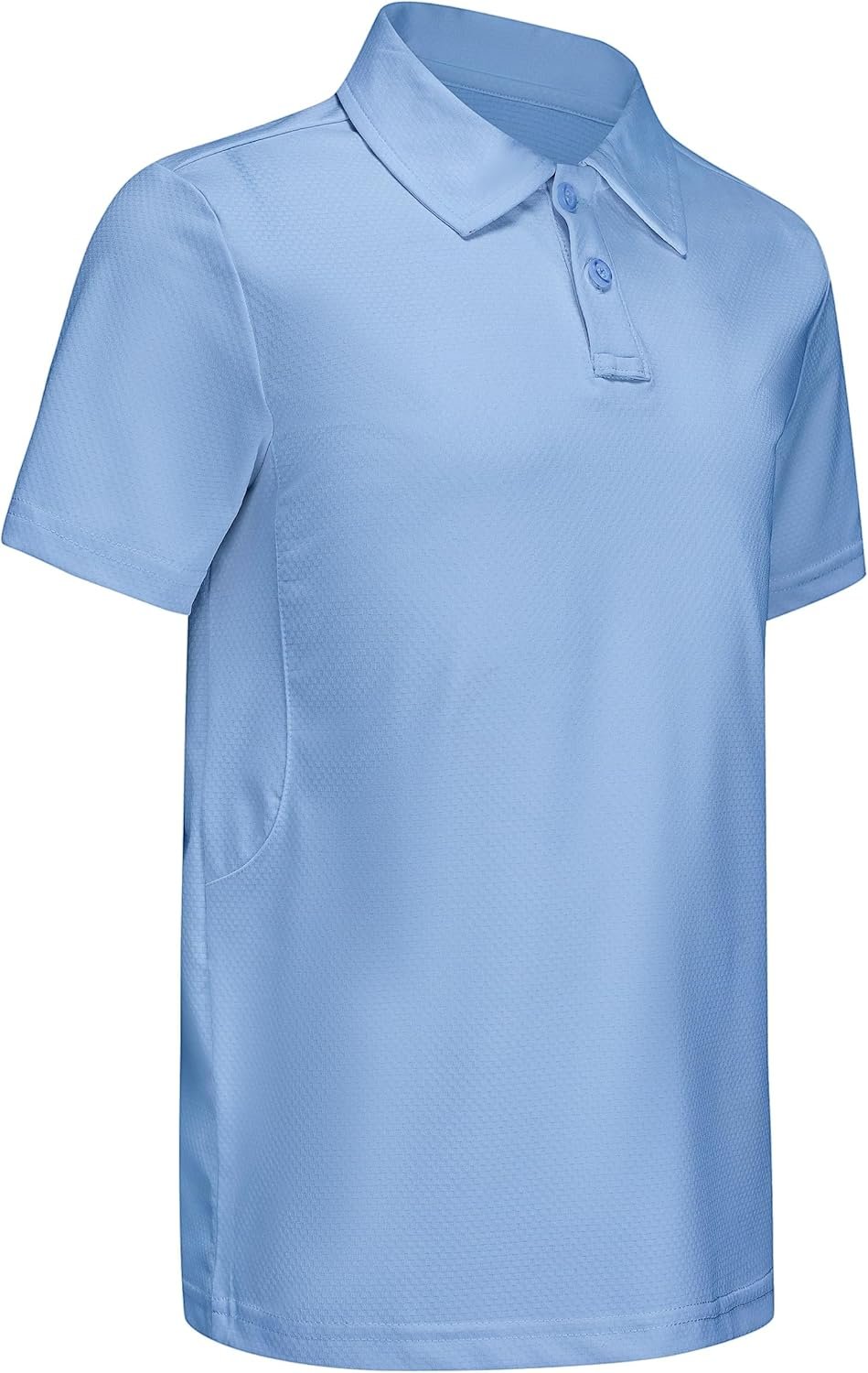 MIVEI Boys’ Performance Polo Shirt – Kids Short Sleeve Golf Collar School Uniform Shirts Dry Fit Quick Dry Dress Youth Sizes
