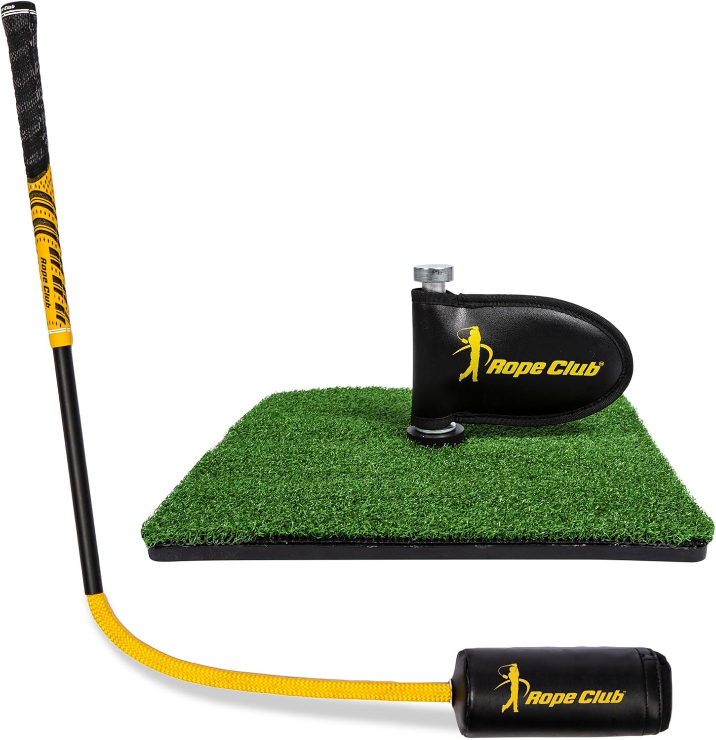 The Ultimate Swing Trainer for Golf + Impact Spinner – Golf Swing Trainer/Training Aid for Improved Rhythm, Sequence, Timing, Balance & Swing Speed