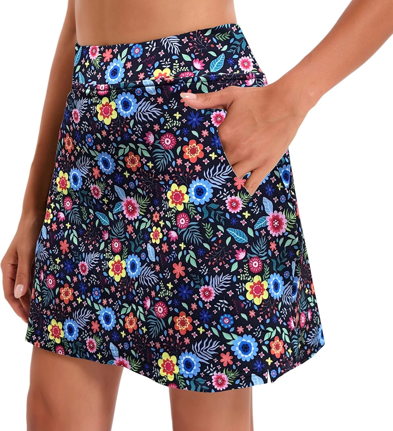 Oyamiki Women’s Active Athletic Skort Lightweight Tennis Skirt Perfect for Running Training Sports Golf