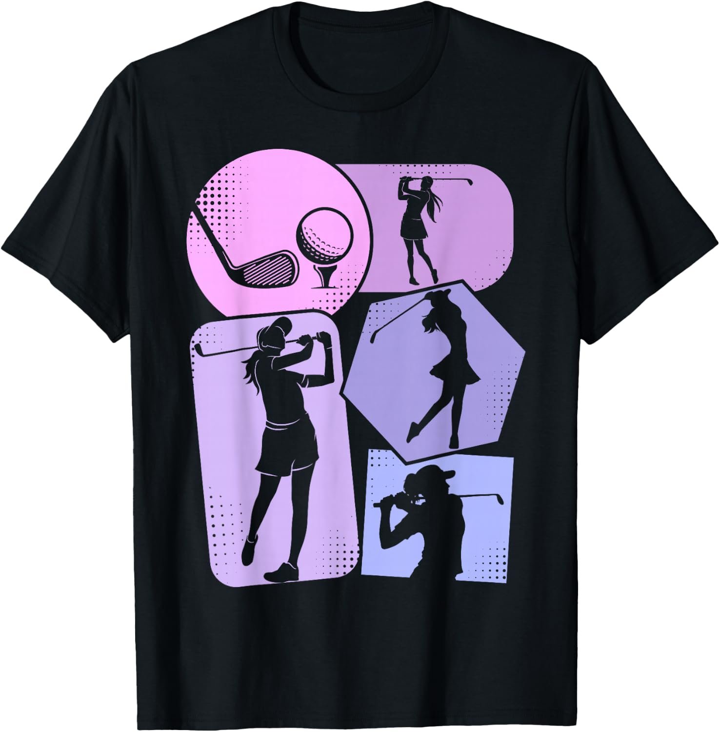 Golf Golfer Girls Women Kids Golfing T-Shirt